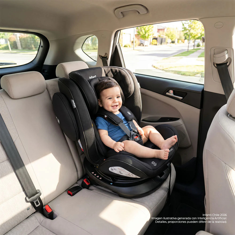 Silla de Auto Convertible Multiage 360° - Black | Infanti