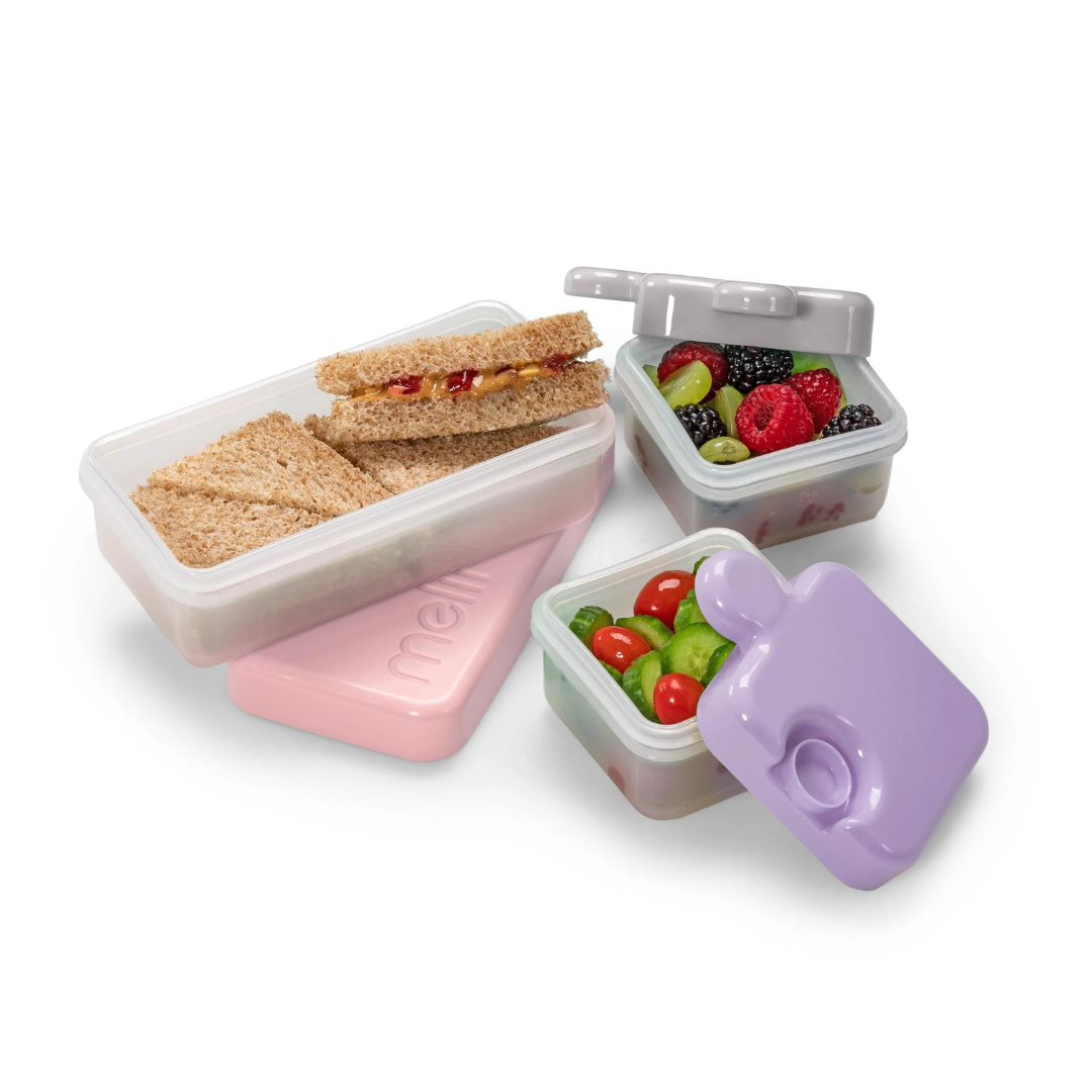 Contenedor Puzzle - Rosado Gris y Lila | Melii