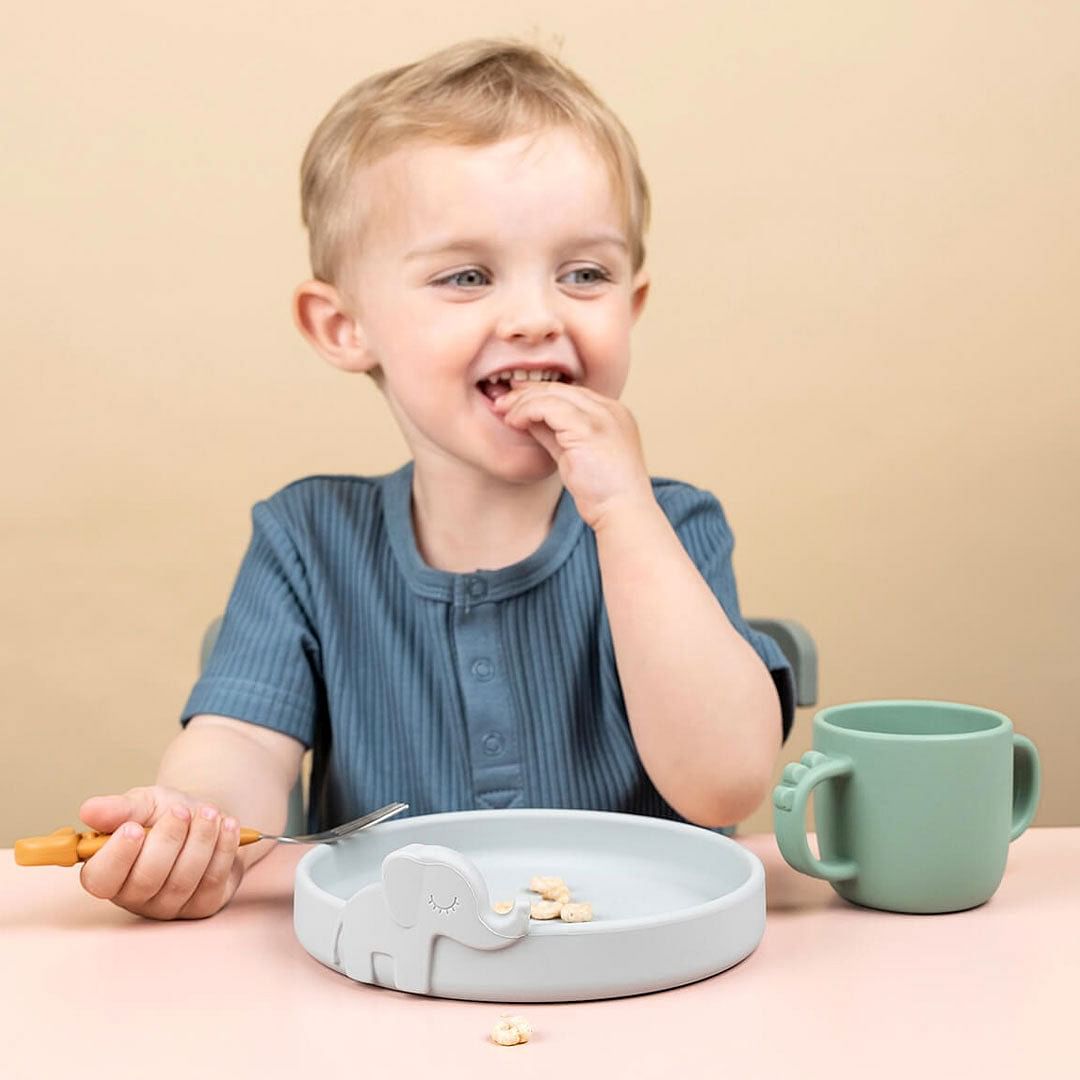 Plato Peekaboo Elphee - Gris | Done by deer