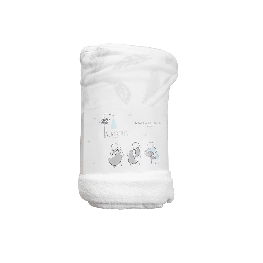 Toalla Delantal - Plumas | Algodones
