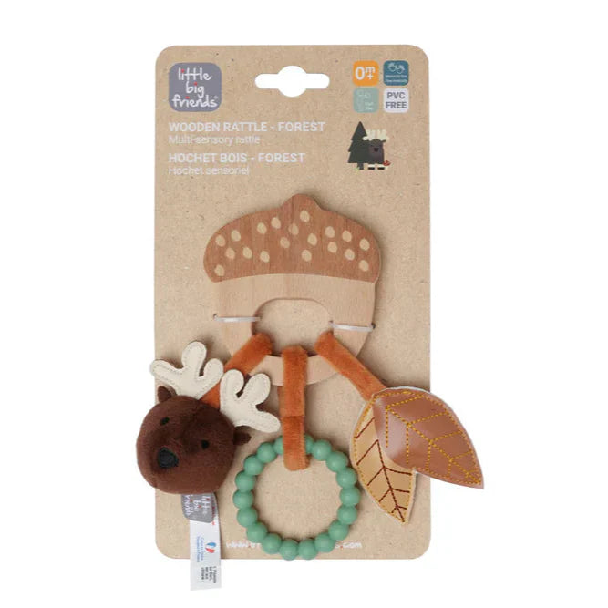 Sonajero de Madera - Bosque | Little Big Friends