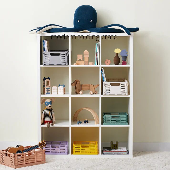 Caja Plegable Moderna - Mediana - Lila | 3 Sprouts