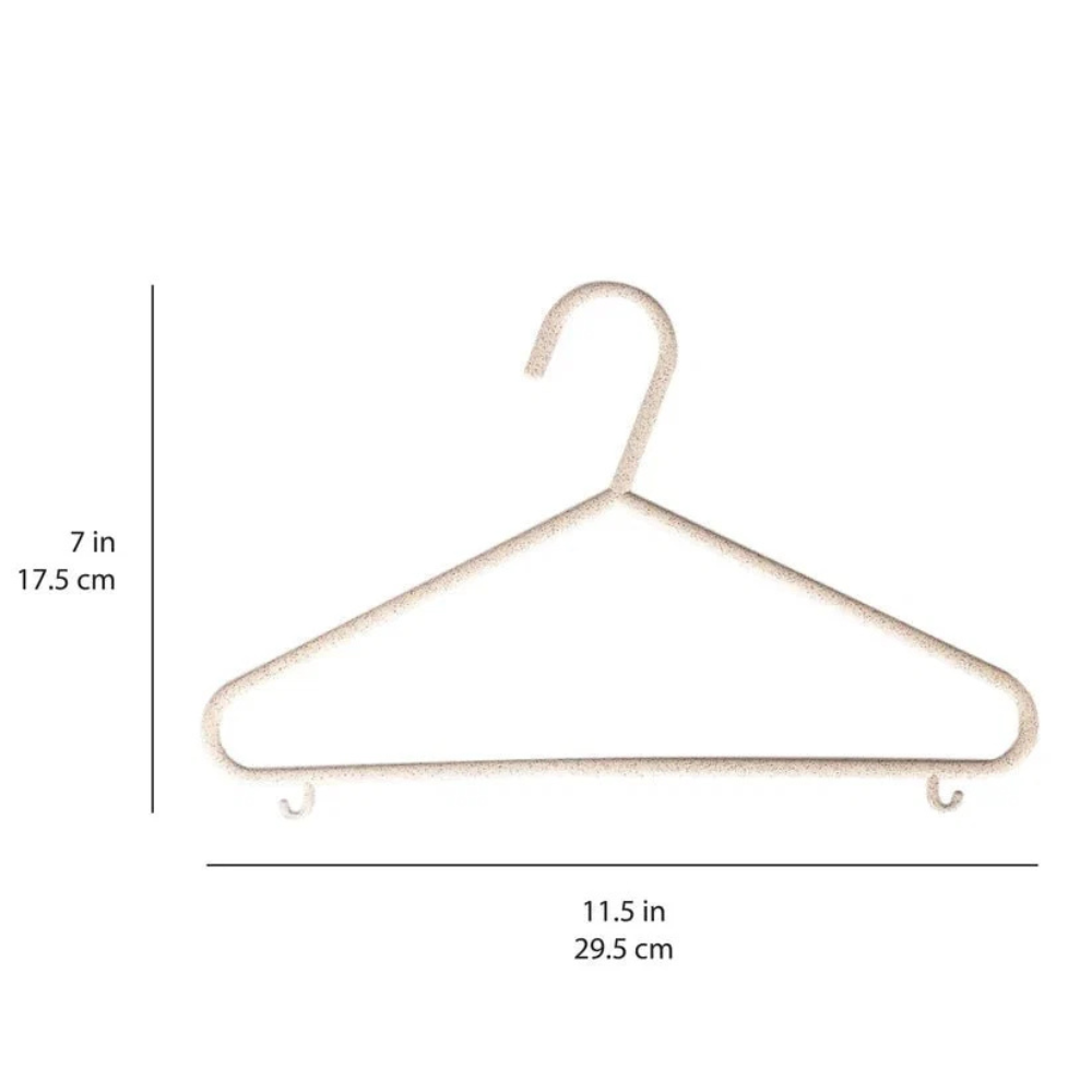 Set de 30 Colgadores Ecológicos para Ropa de Bebés y Niños - Crema / Gris / Caramelo | 3 Sprouts