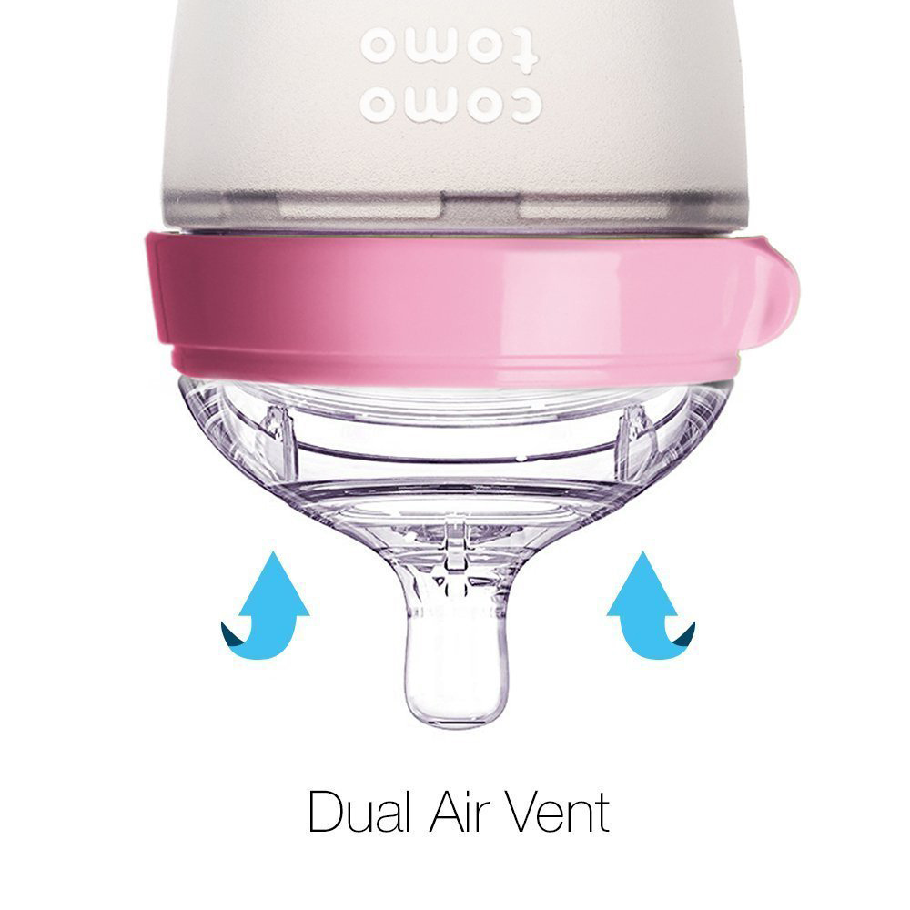 Pack de 2 Mamaderas Comotomo 150ml - Rosado | Comotomo