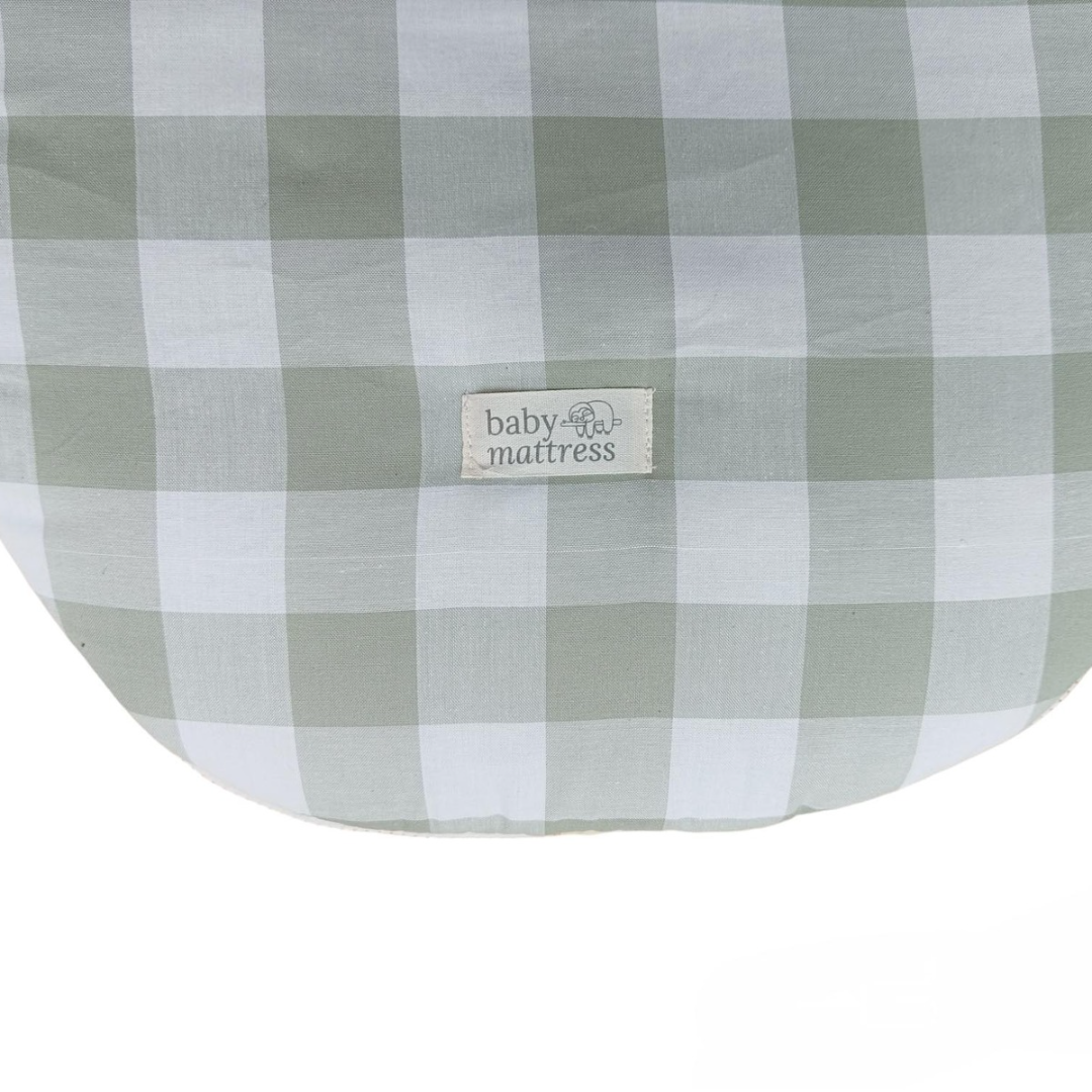 Saco para Coche - Algodón - Vichy Verde | Baby Mattress