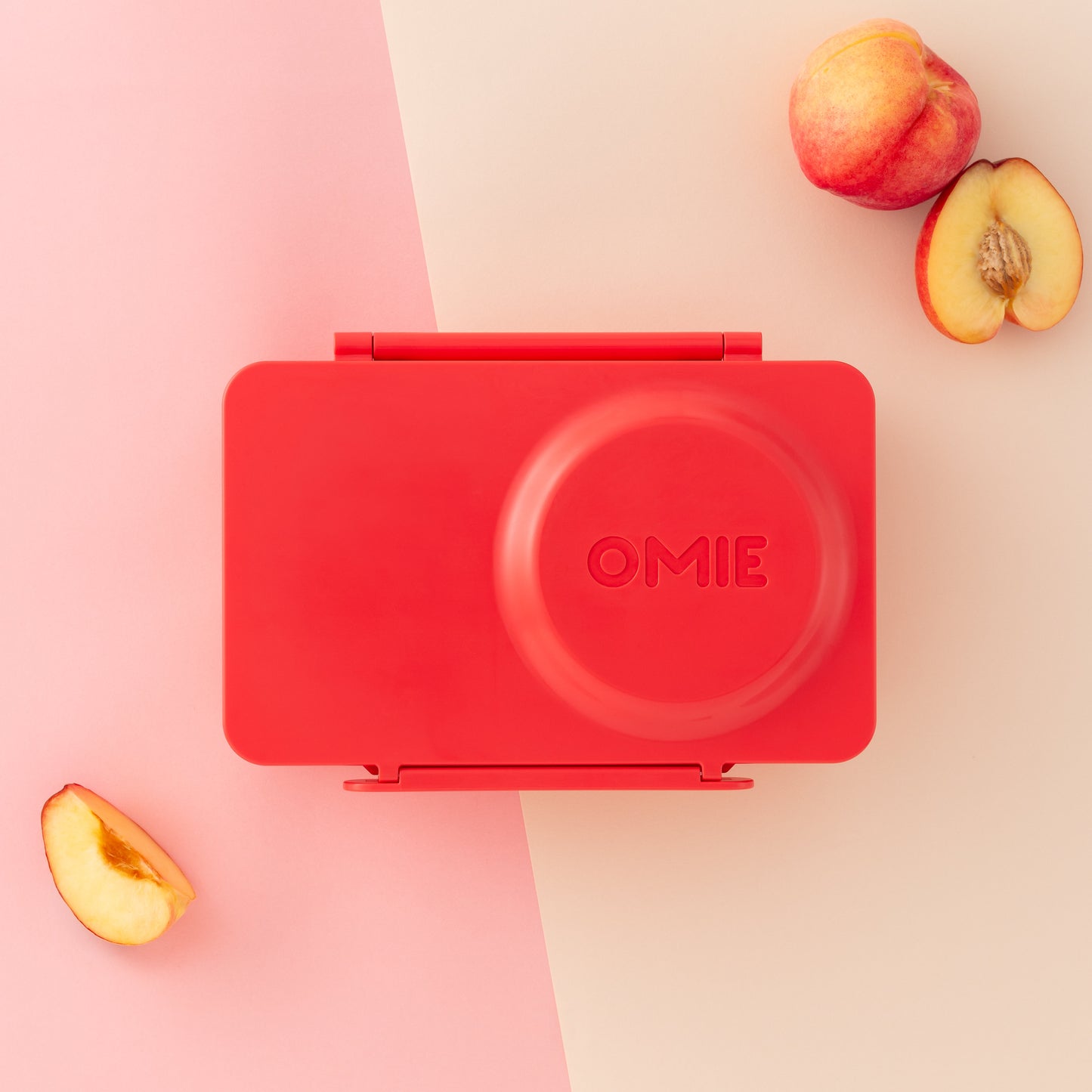 OmieBox UP® – Lonchera Térmica Infantil con Termo Integrado - Cherry Pink | Omie