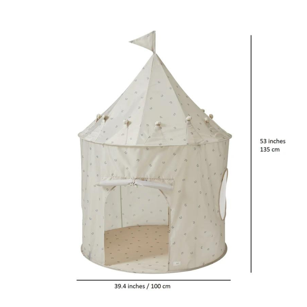 Carpa de Juegos de Tela Reciclada - Blueberry Taupe | 3 Sprouts