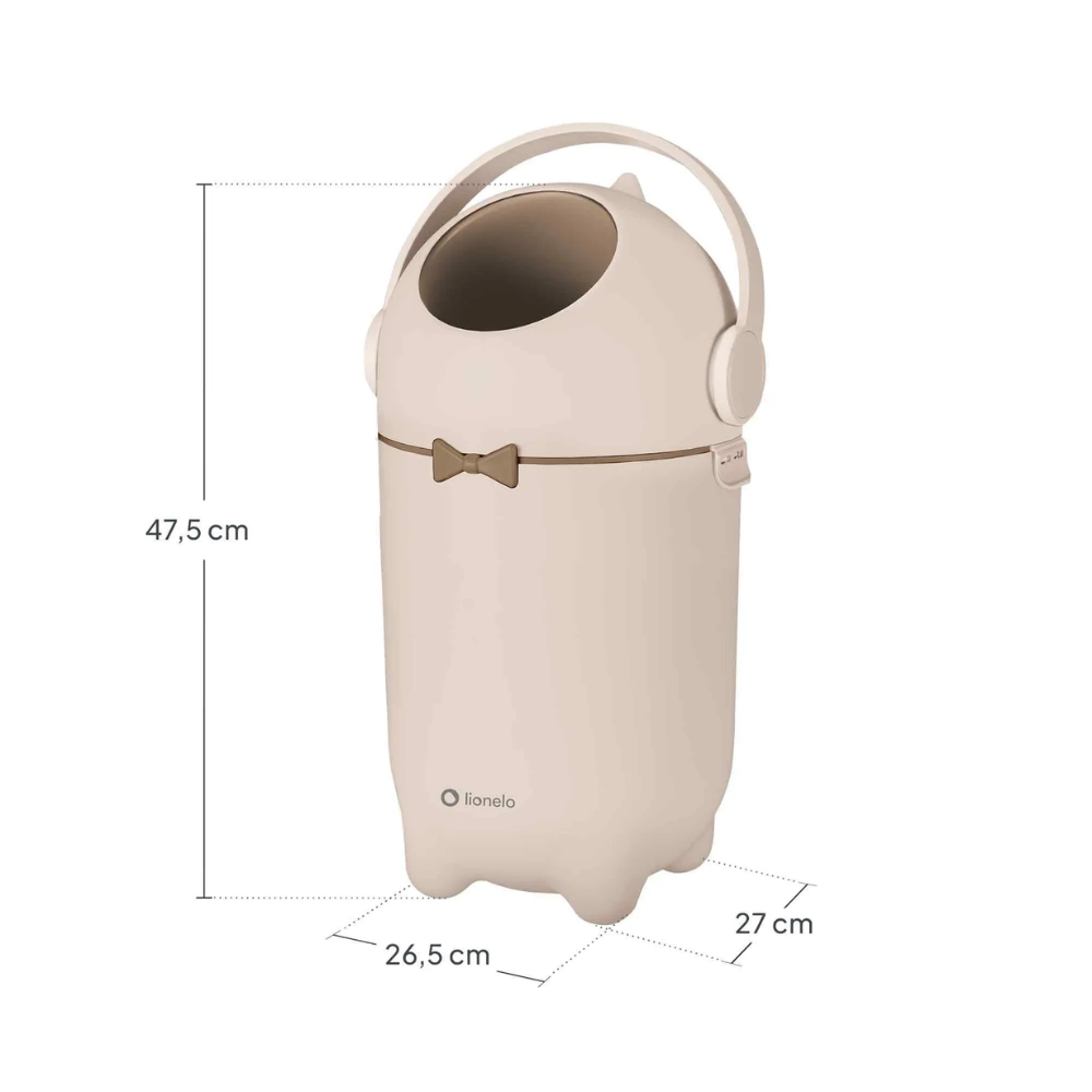 Basurero Contenedor de Pañales Purebin - Beige Sand | Lionelo