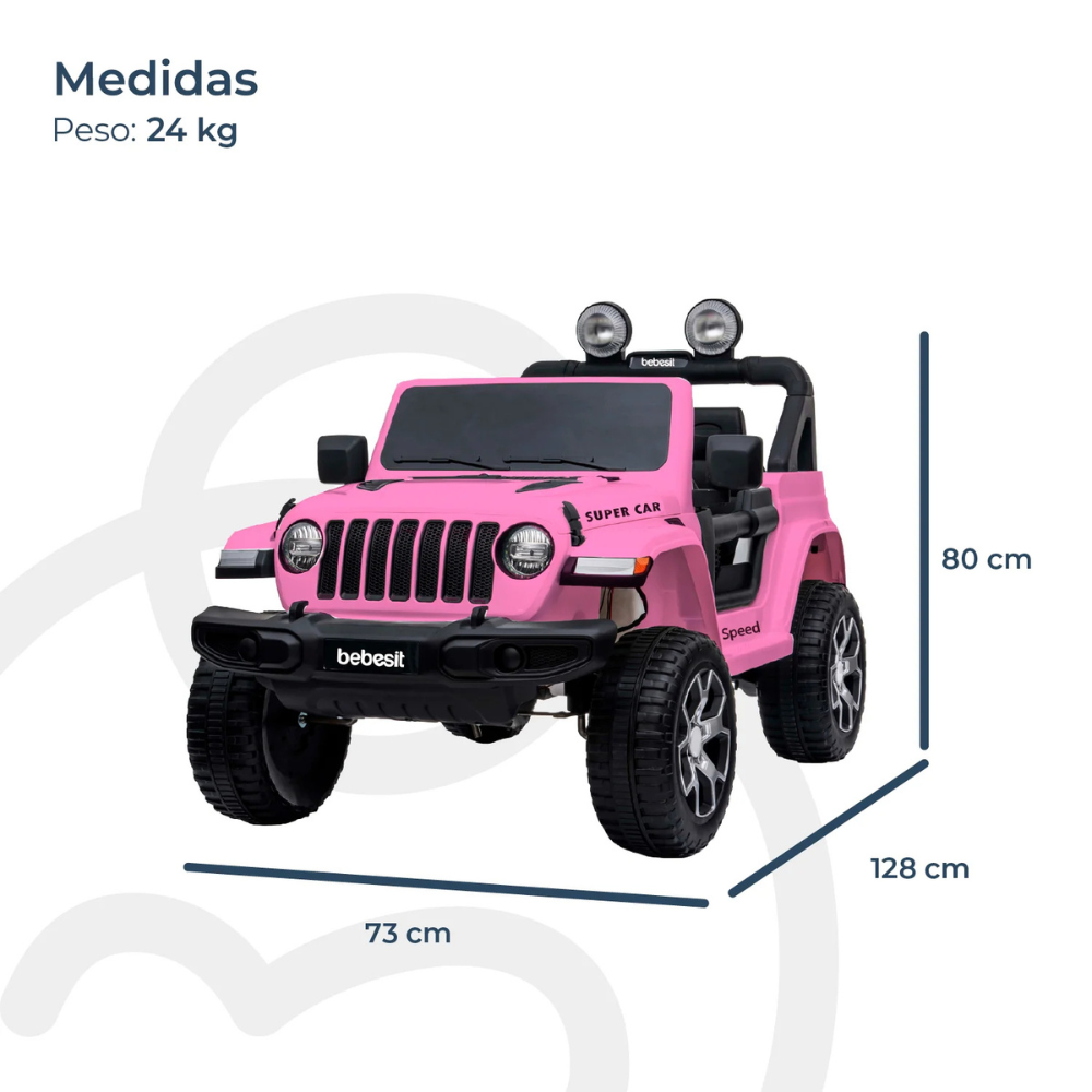 Camioneta Renegade - Rosa | Bebesit