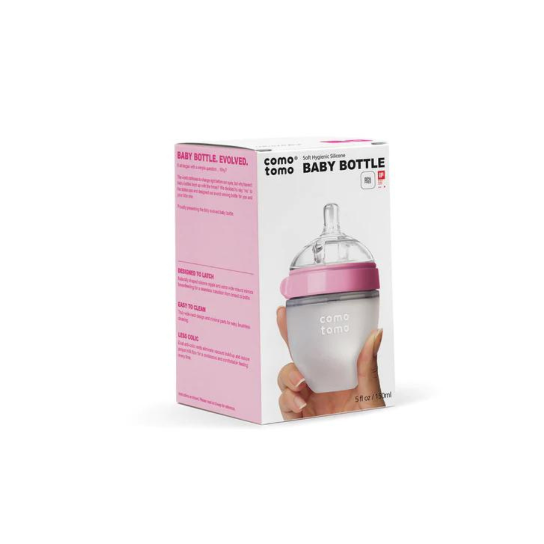 Mamadera Comotomo 150ml - Rosado | Comotomo