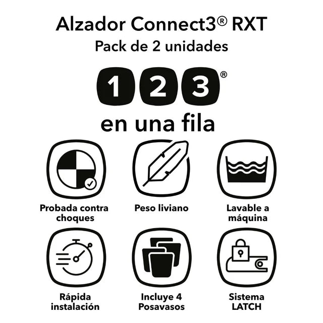 Alzador Connect3® RXT Backless Booster - Blue Surge | Diono