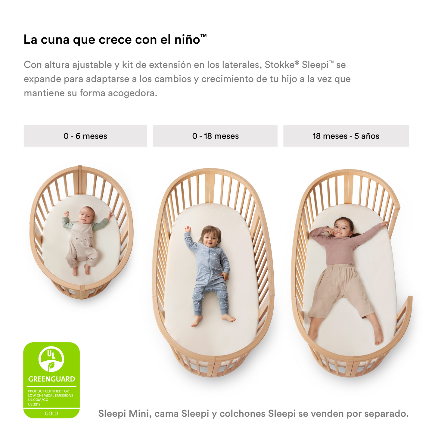 Kit de Extensión para Cuna Sleepi™ (Versión 2) - Blanco | Stokke