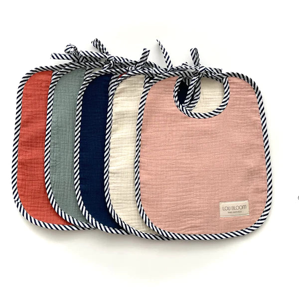 Babero de Muselina - Azul Marino | LOU BLOOM