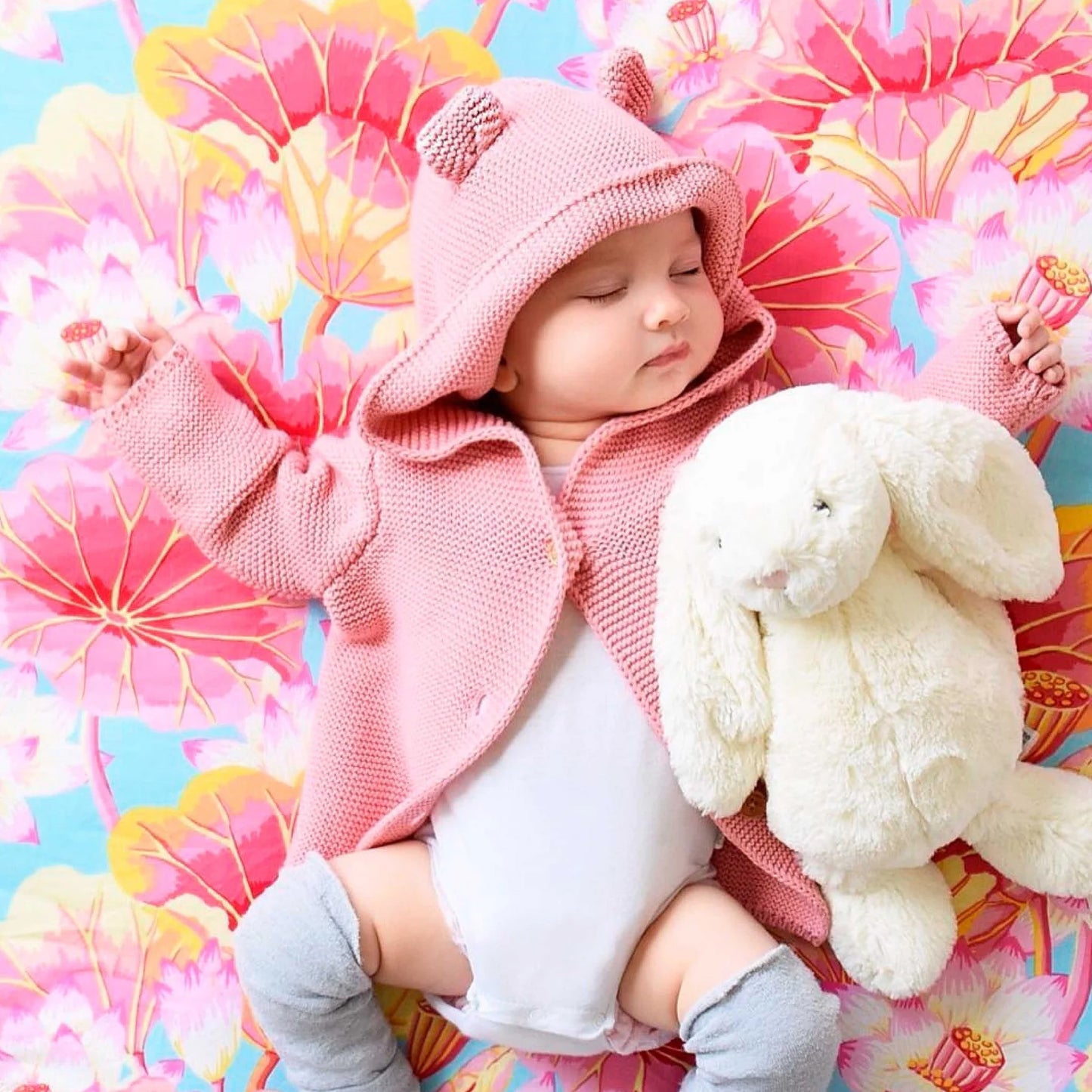 Medium Rabbit Plush - White