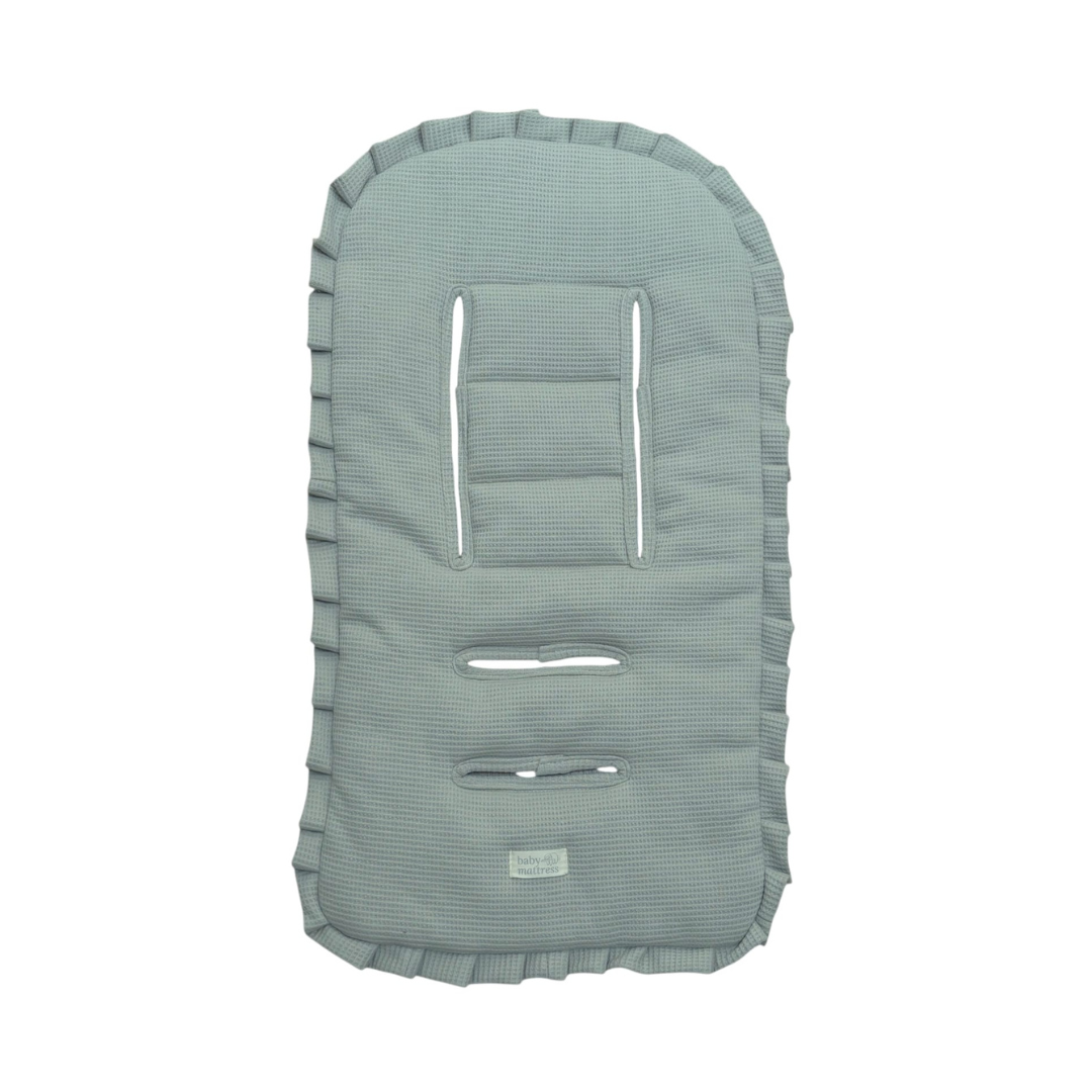 Protector Acolchado para Coche - Verde Waffle | Baby Mattress