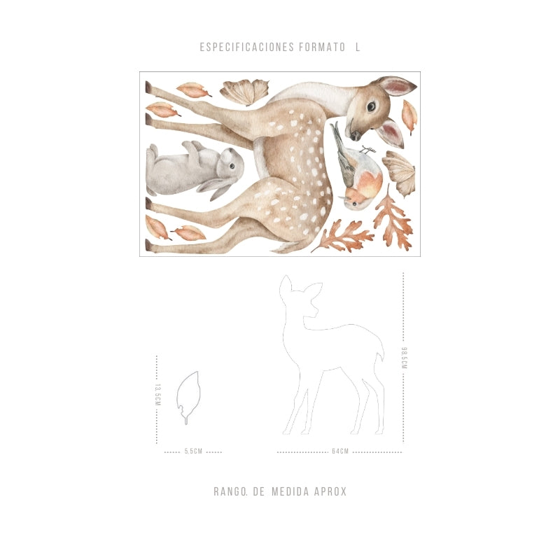 Decorative Wall Stickers - Bambi