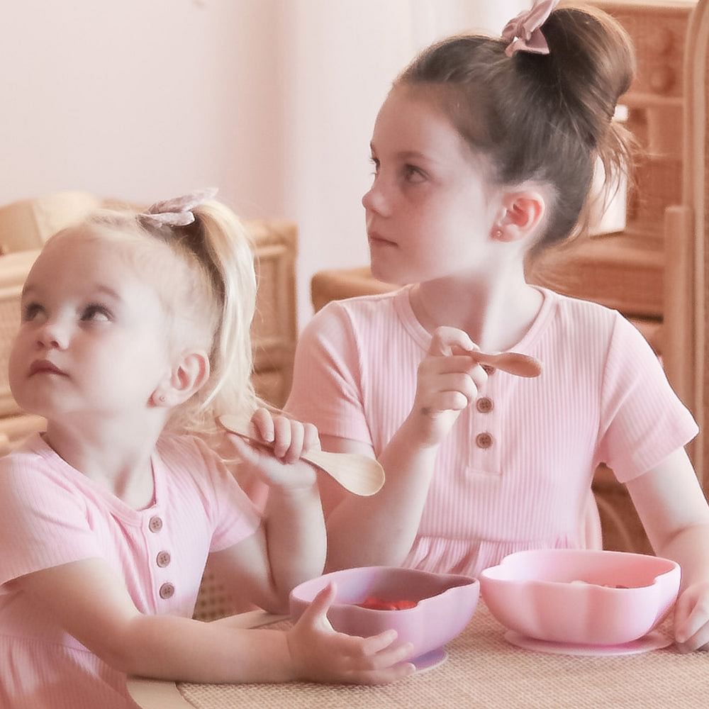 Dark Blue Bear Bowl with Suction Cup and Lid