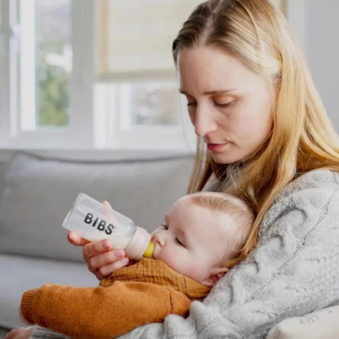 Pack de 2 Tetinas Mamadera Caucho Natural | BIBS