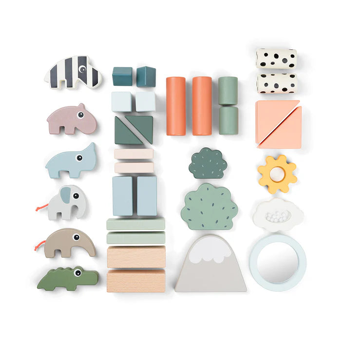 Set de Bloques para Construir Deer Friends | Done by deer