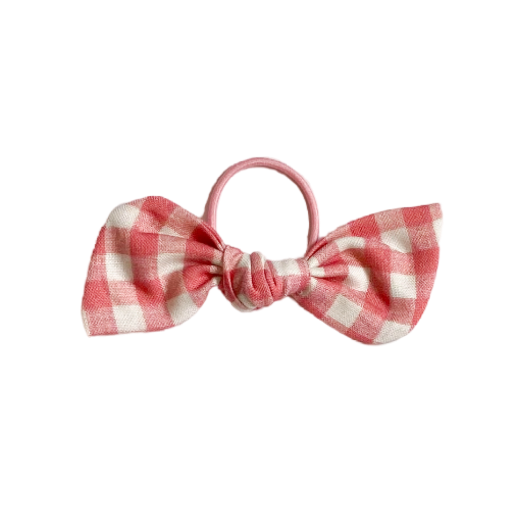 Colet Orejita de Oso - Tamaño M - Cuadrillé Grande Rosado | Caperucita