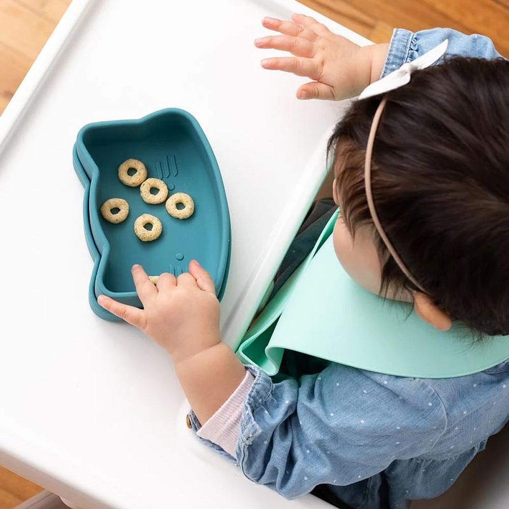 Caja para Snack Gato - Azul Oscuro | We Might Be Tiny