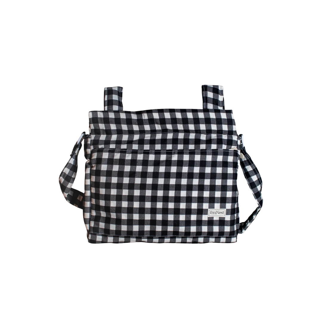 Bolso Clásico Vichy Negro – Mamás Mateas