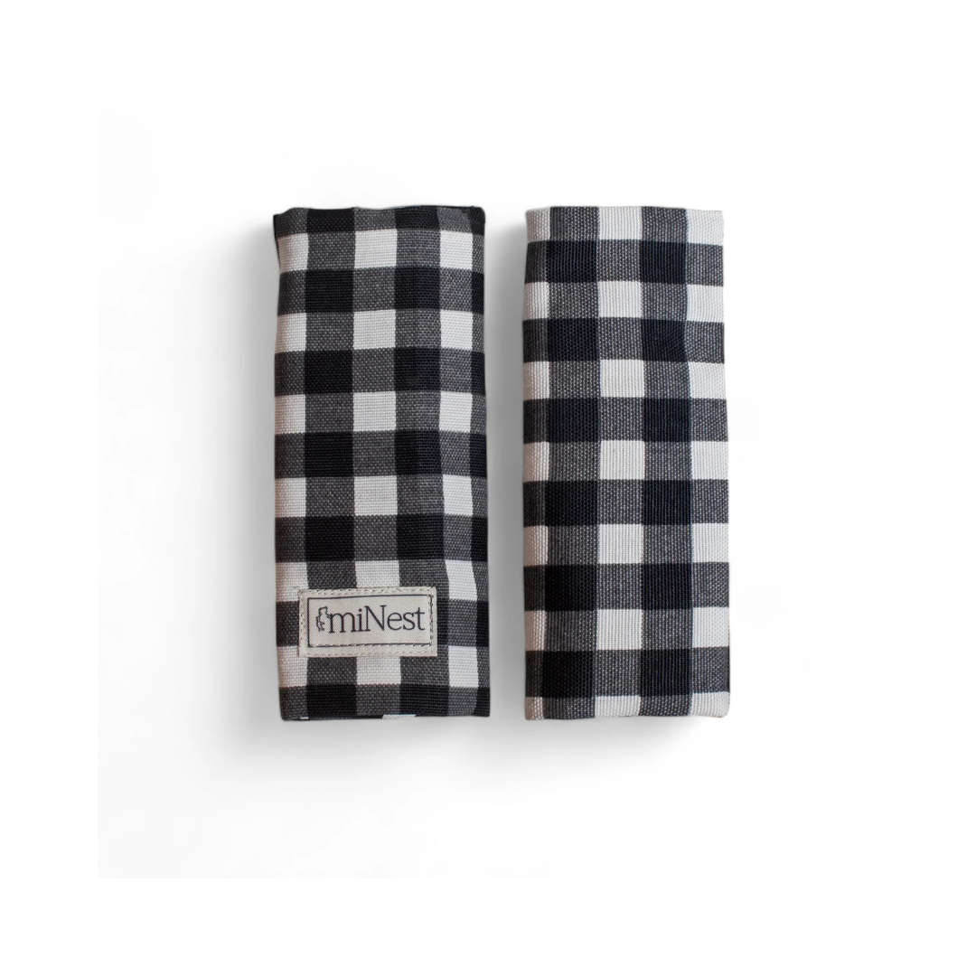 Protector de Tirantes - Vichy Negro | miNest