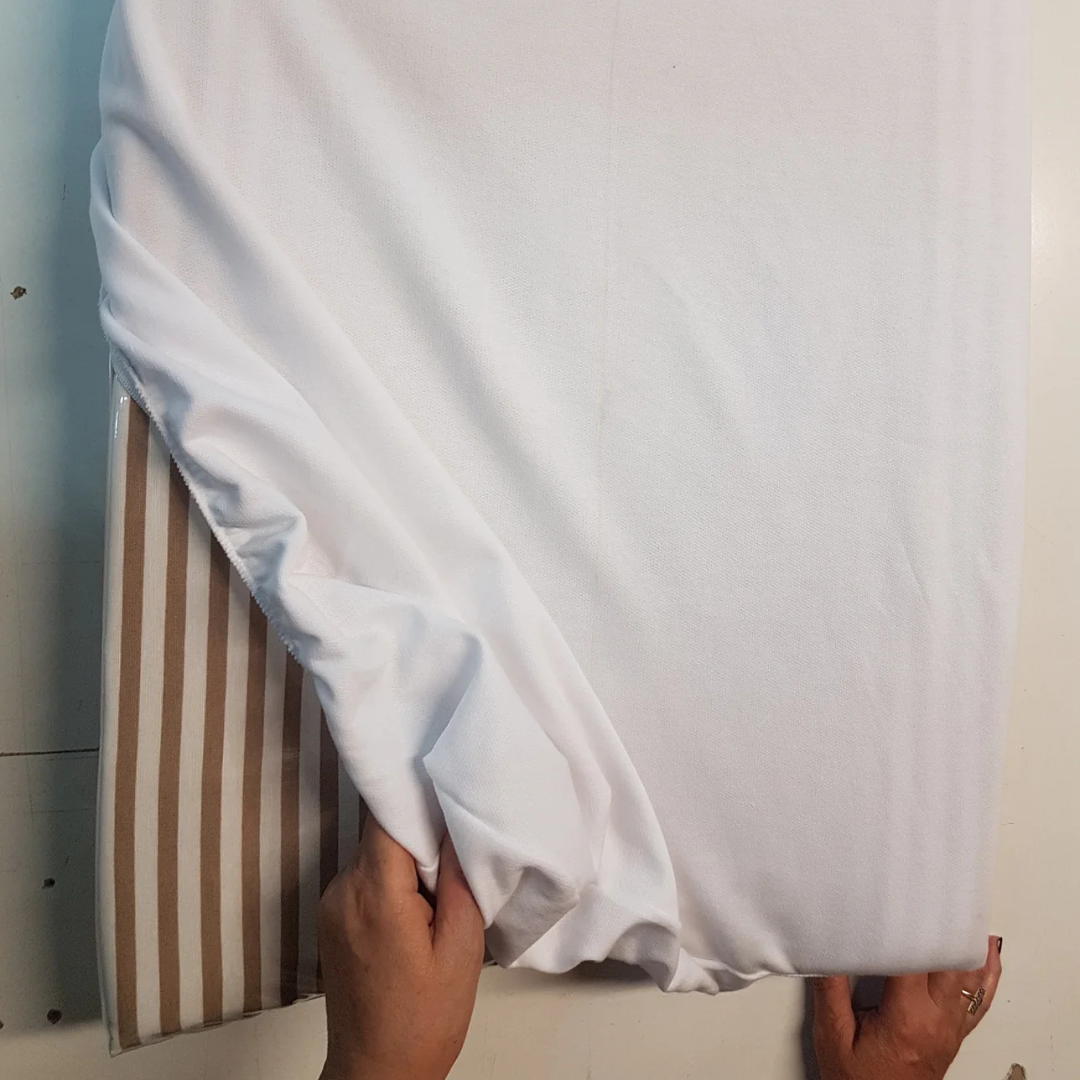 Cotton cover for anatomical changing mat