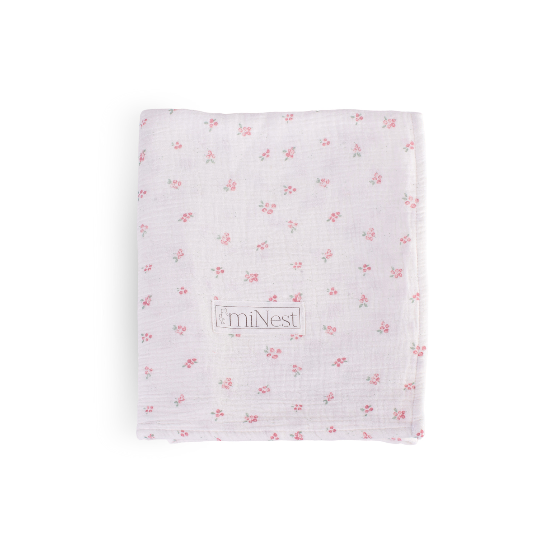Muselina Doble - Blossom Rose | miNest