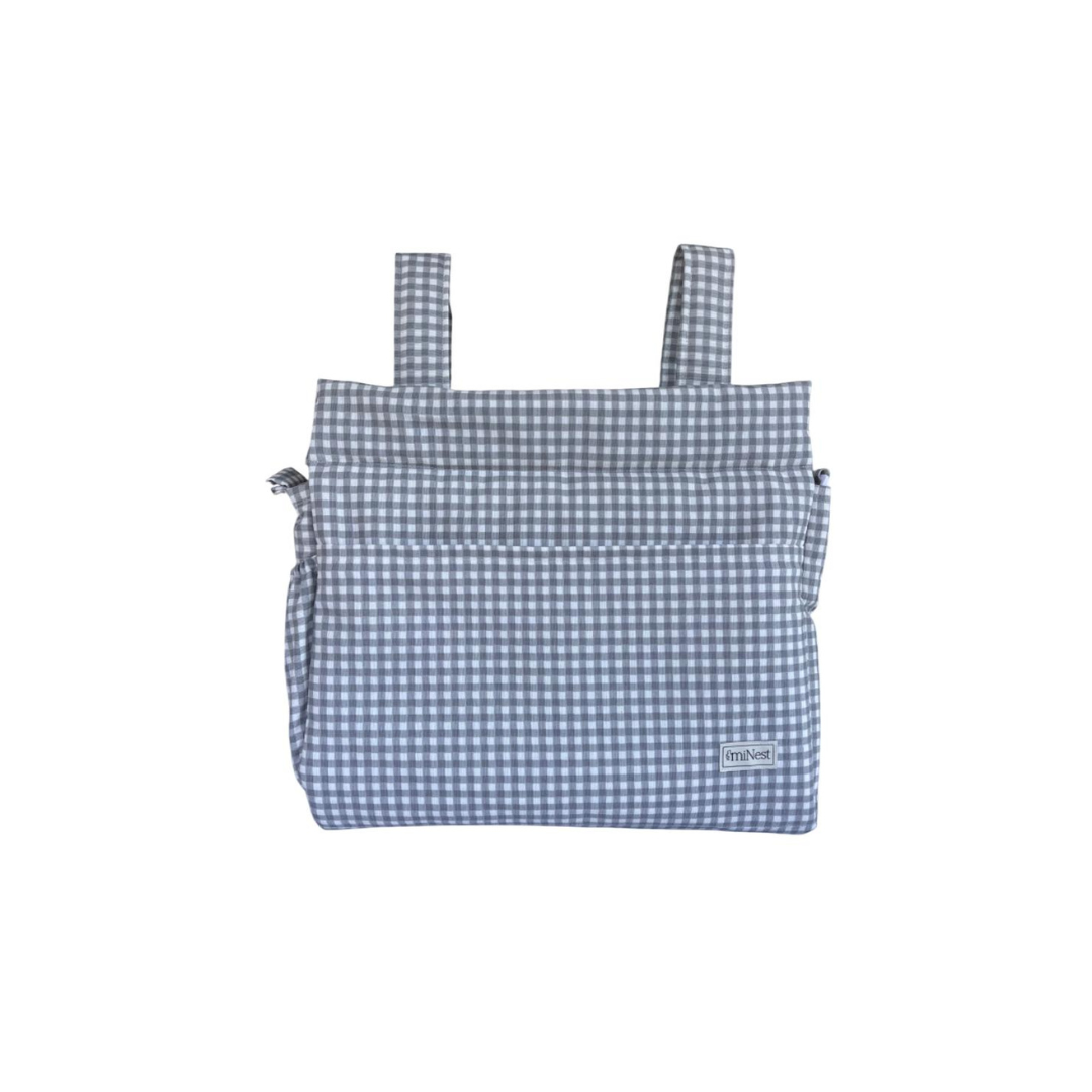 Bolso Clásico - Vichy Mini Gris | miNest