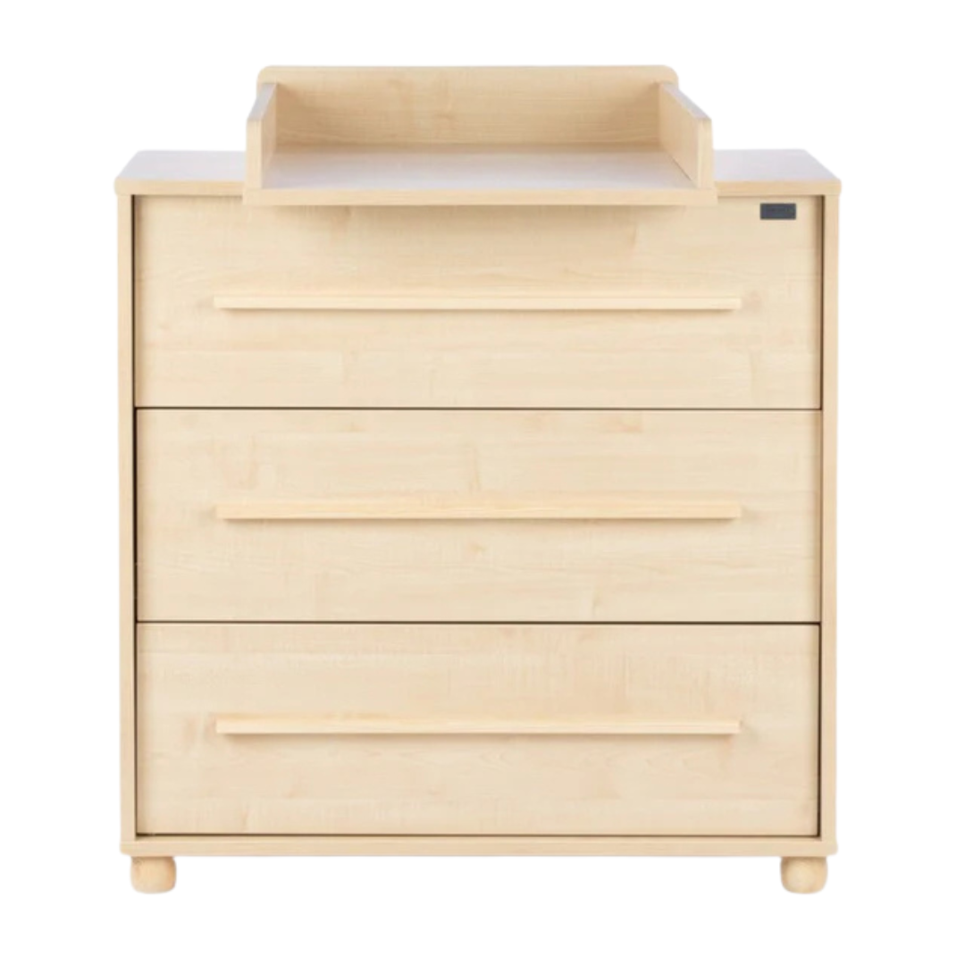 Cómoda y Mudador Lulaya - Pino Natural | Drewex
