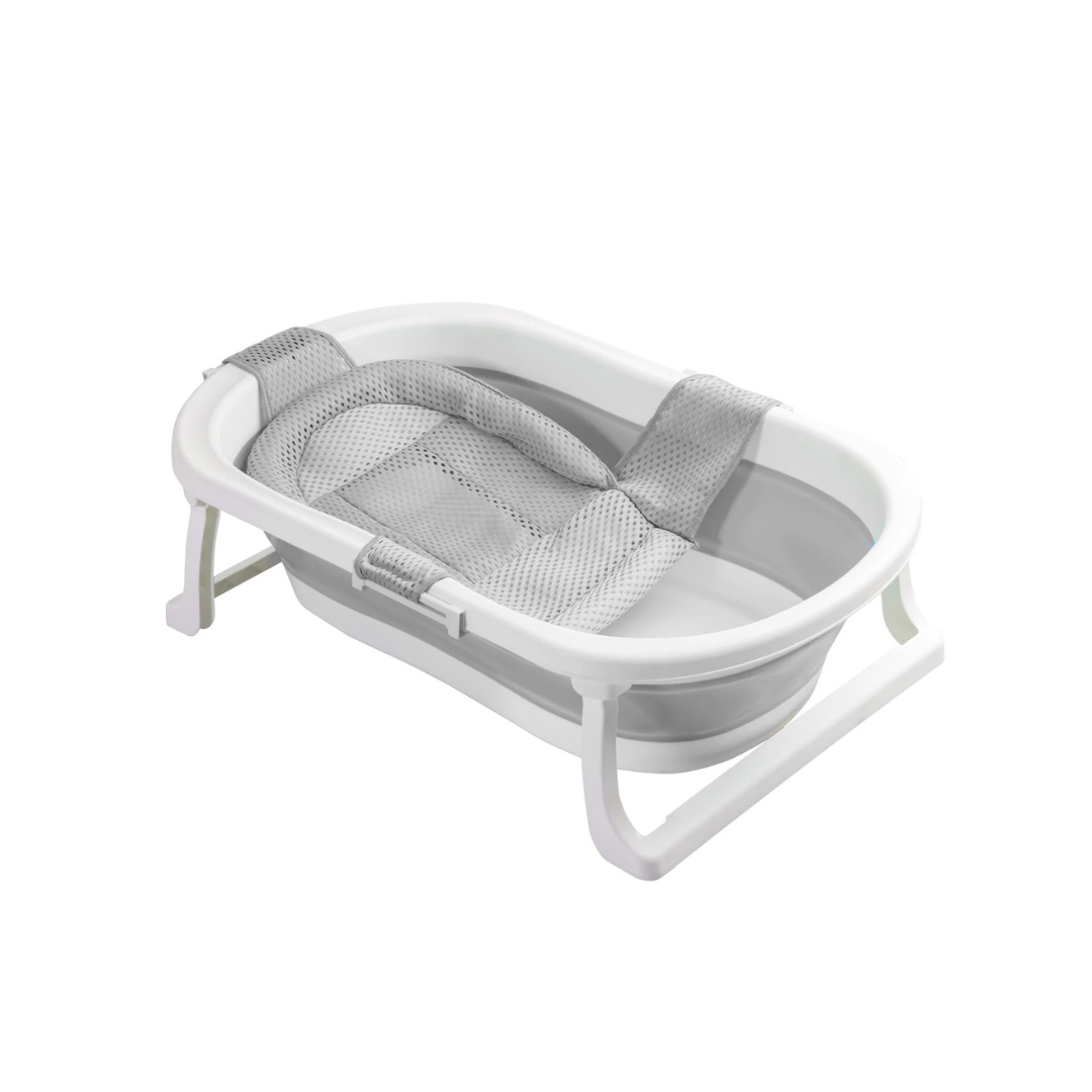 summer infant bañera Bañera Plegable para Bebé con Hamaca - Jelly Gris