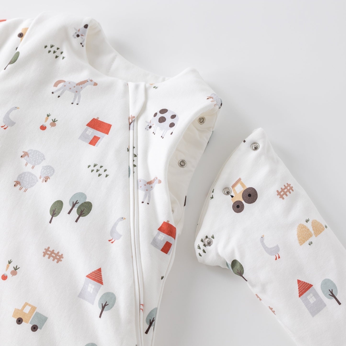 Saco de Dormir Forma Gota - Granja - TOG 2.5 | Mamás Mateas