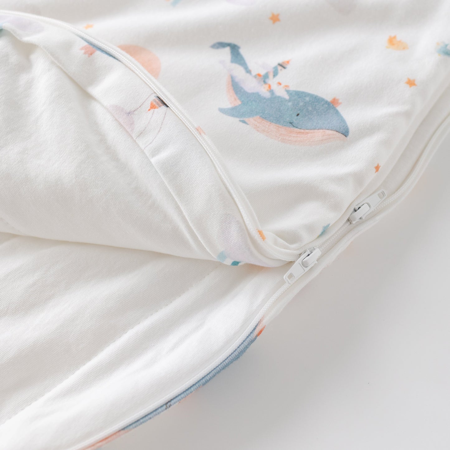 Saco de Dormir Forma Gota - Ballenas - TOG 2.5 | Mamás Mateas