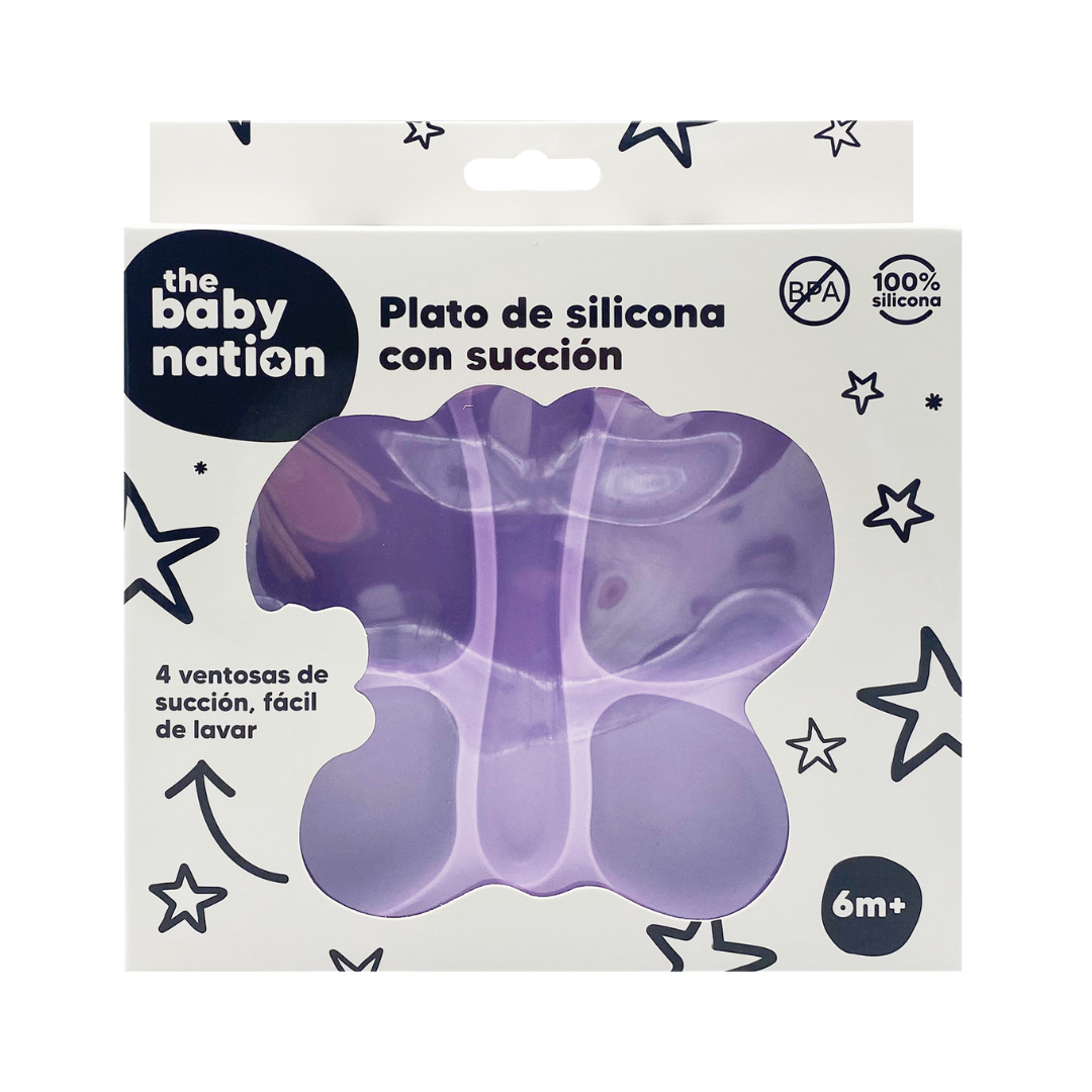 Plato de Silicona con Succión - Mariposa | The Baby Nation