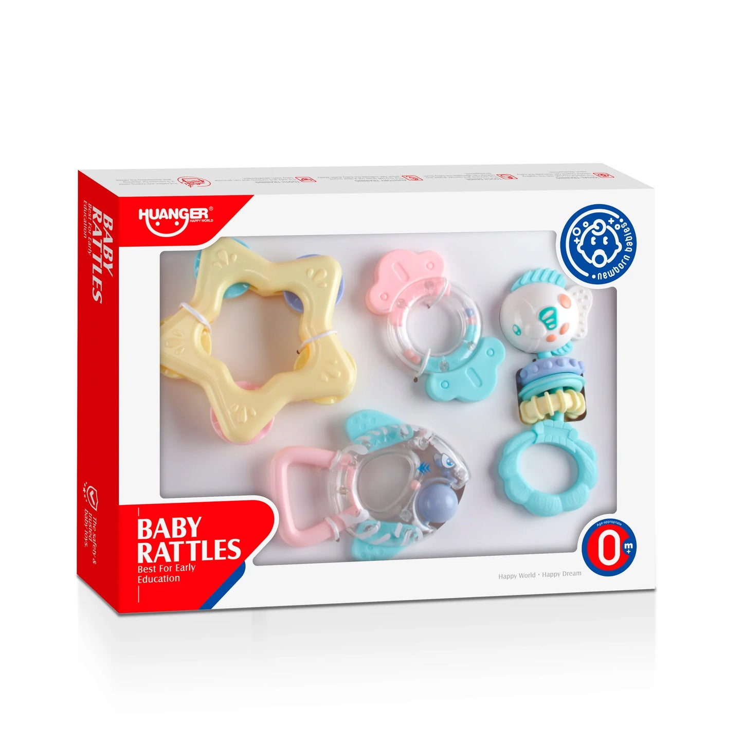 Set 4 Mordedores Pastel - Pez | Huanger