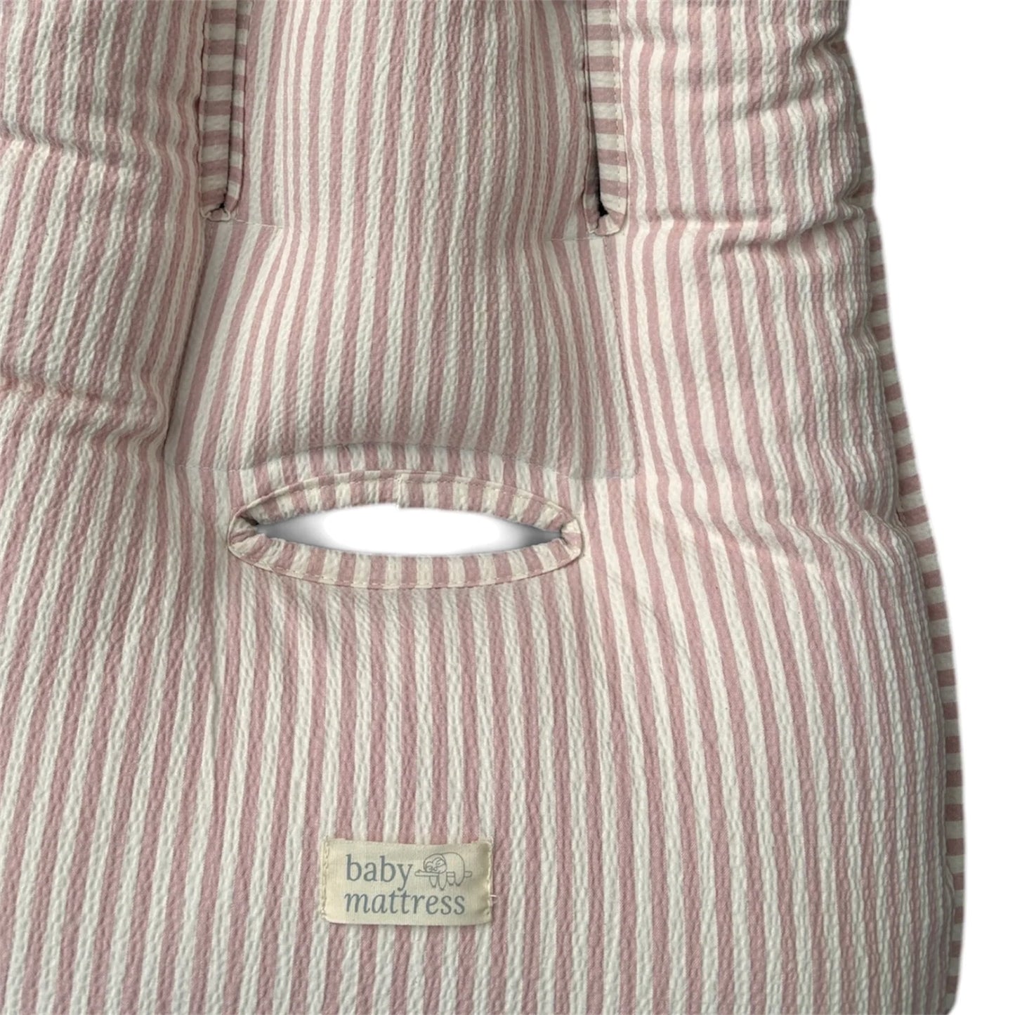 Cojín para Coche - Rosa Rayas | Baby Mattress
