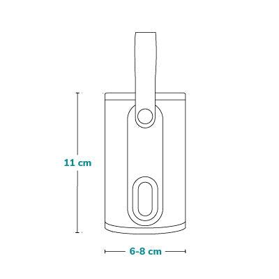 Calentador para Mamaderas Portátil Thermup Go - Grey Silver | Lionelo