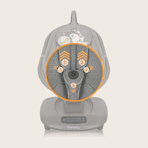 Silla Nido Eléctrica Blossom - Grey Concrete | Lionelo