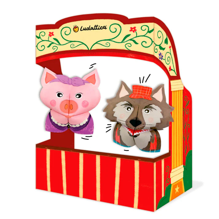 Origami Fácil - 12 Unidades - Los Tres Chanchitos | Ludattica