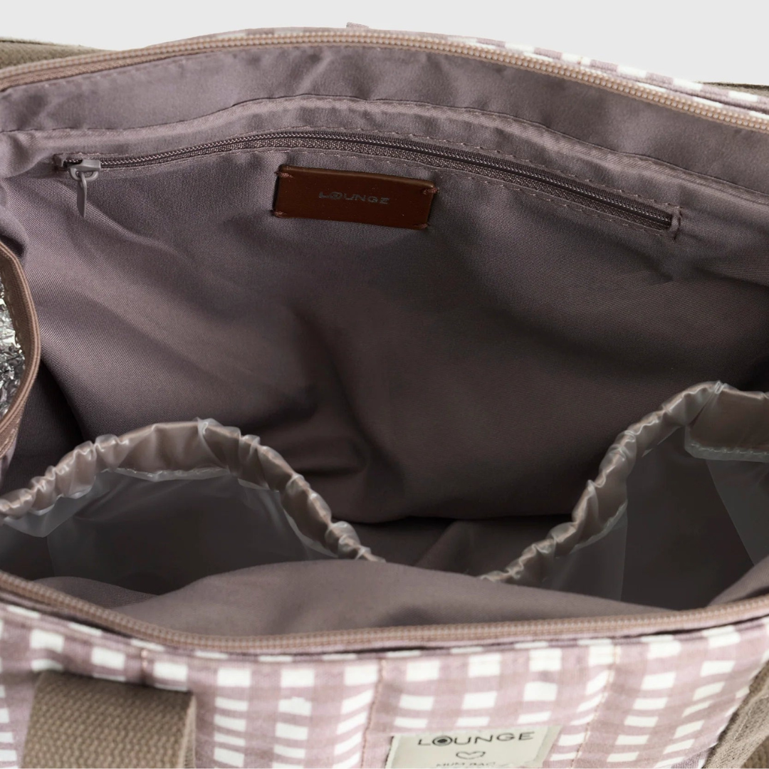 Bolso Organizador Coche - Vichy Café | Lounge