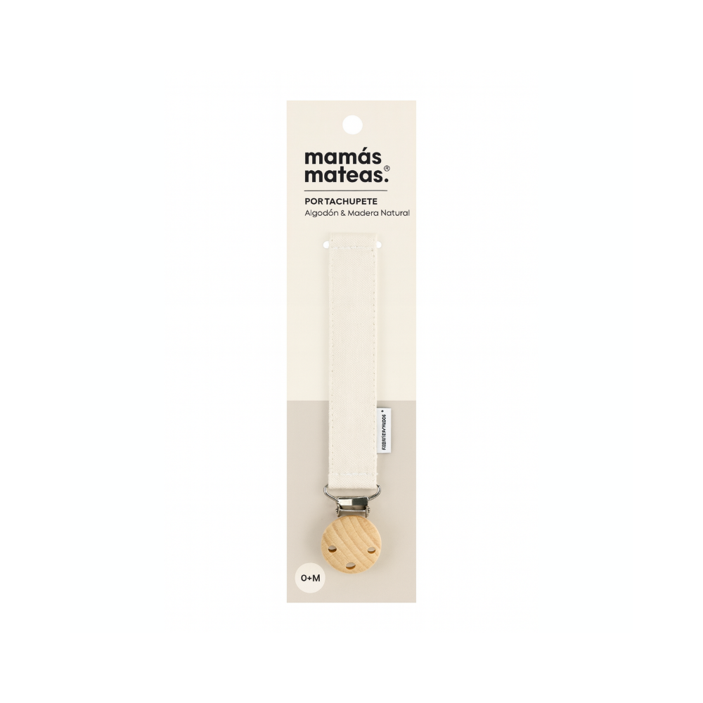 Portachupete de Algodón - Beige | Mamás Mateas