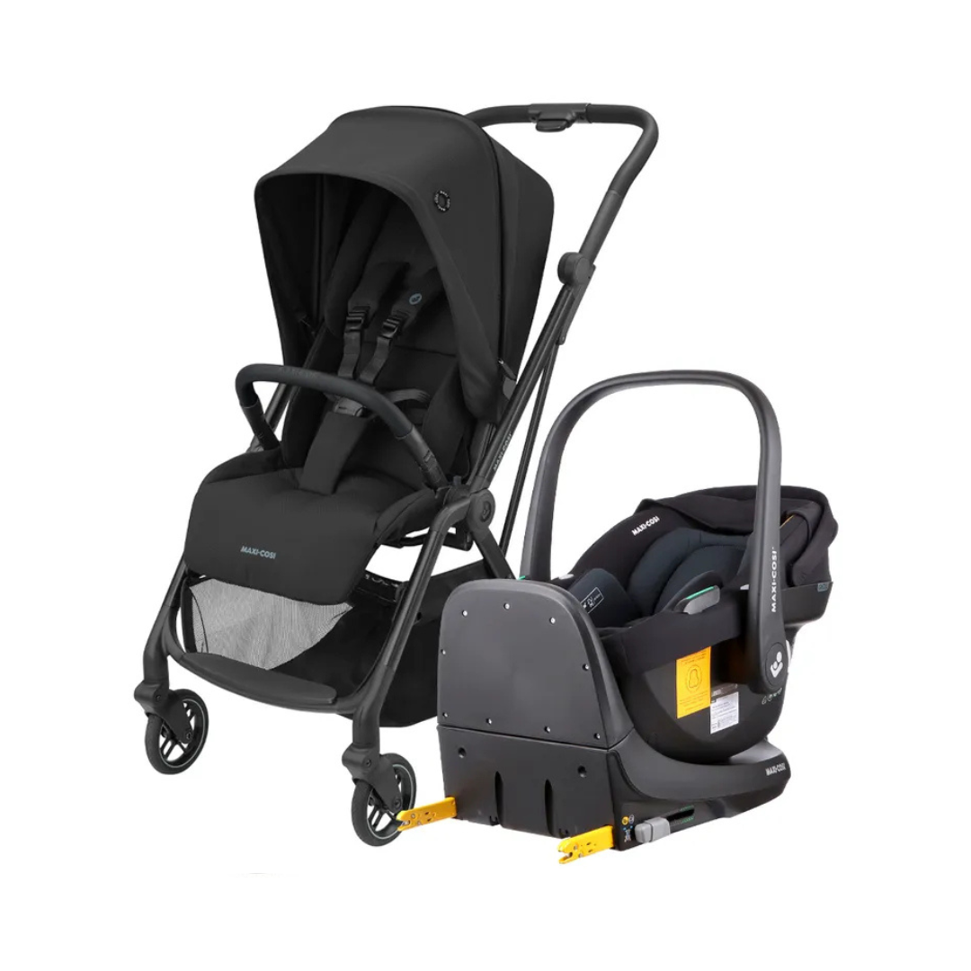 maxi cosi leona 2 travel system Travel System Coche Leona 2 + Silla Cabriofix - Essential Black