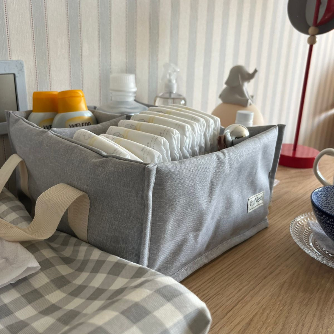 Organizador Mudador - Gris | miNest