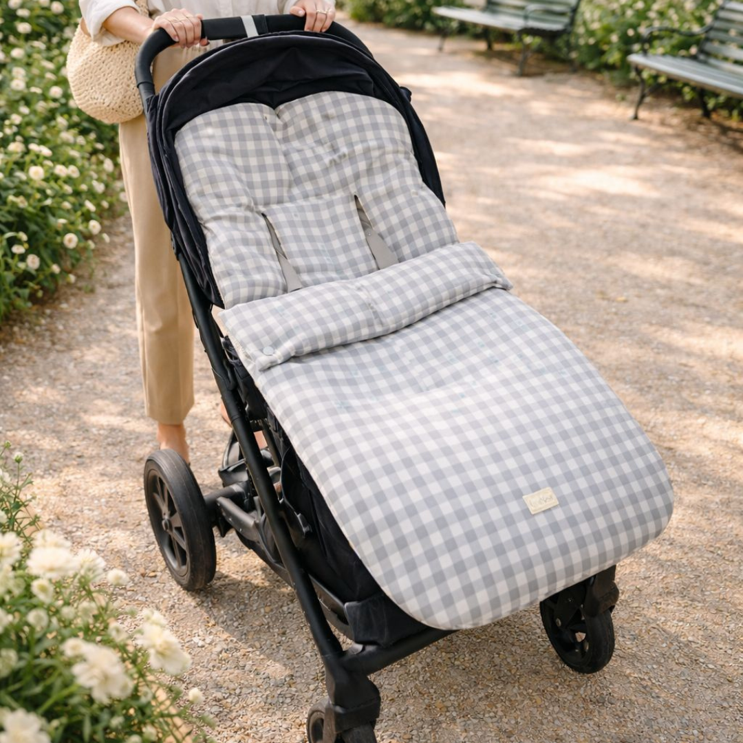 Saco para Coche - Vichy Gris | miNest