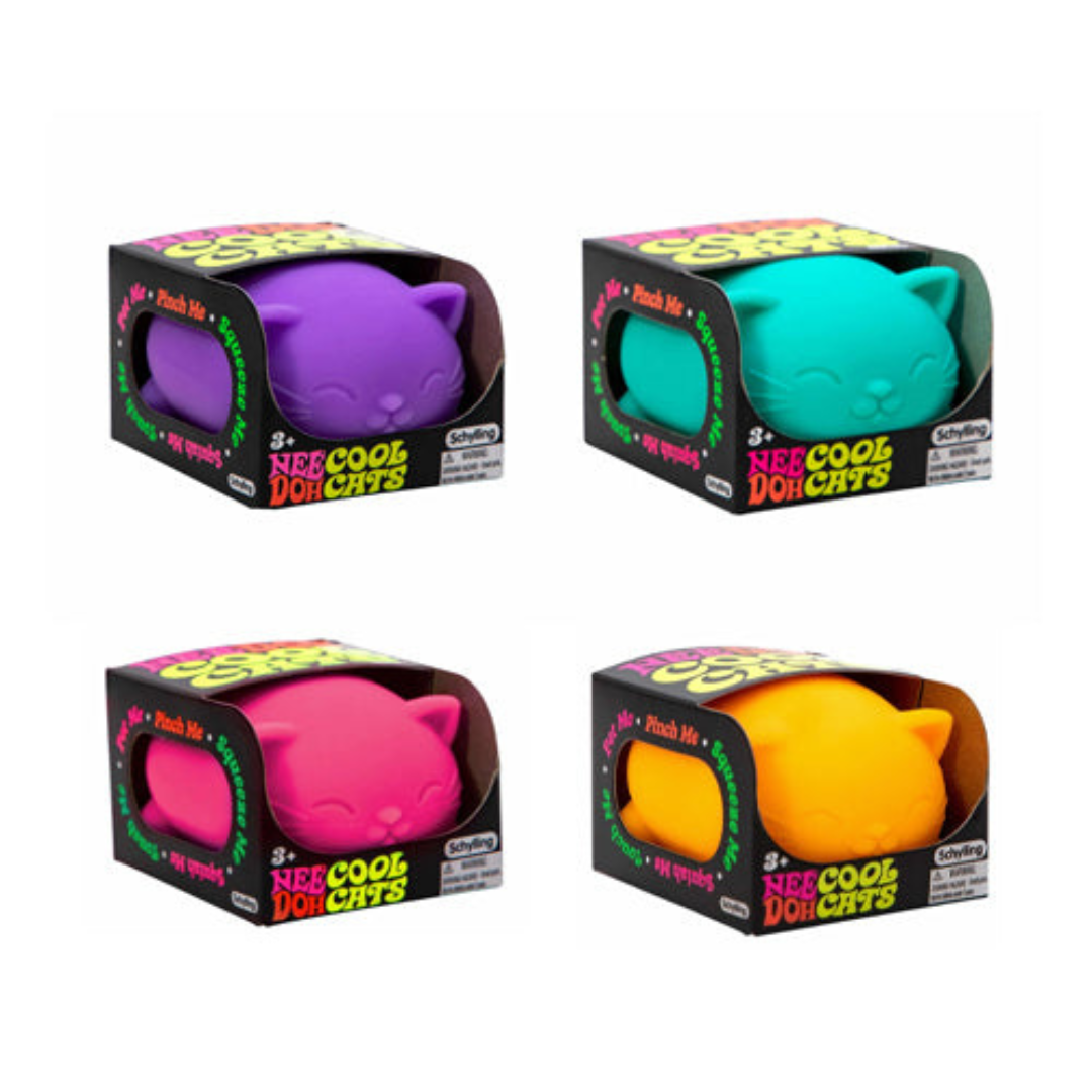 Cool Cats - Pelota Antiestrés - Rosado | NeeDoh