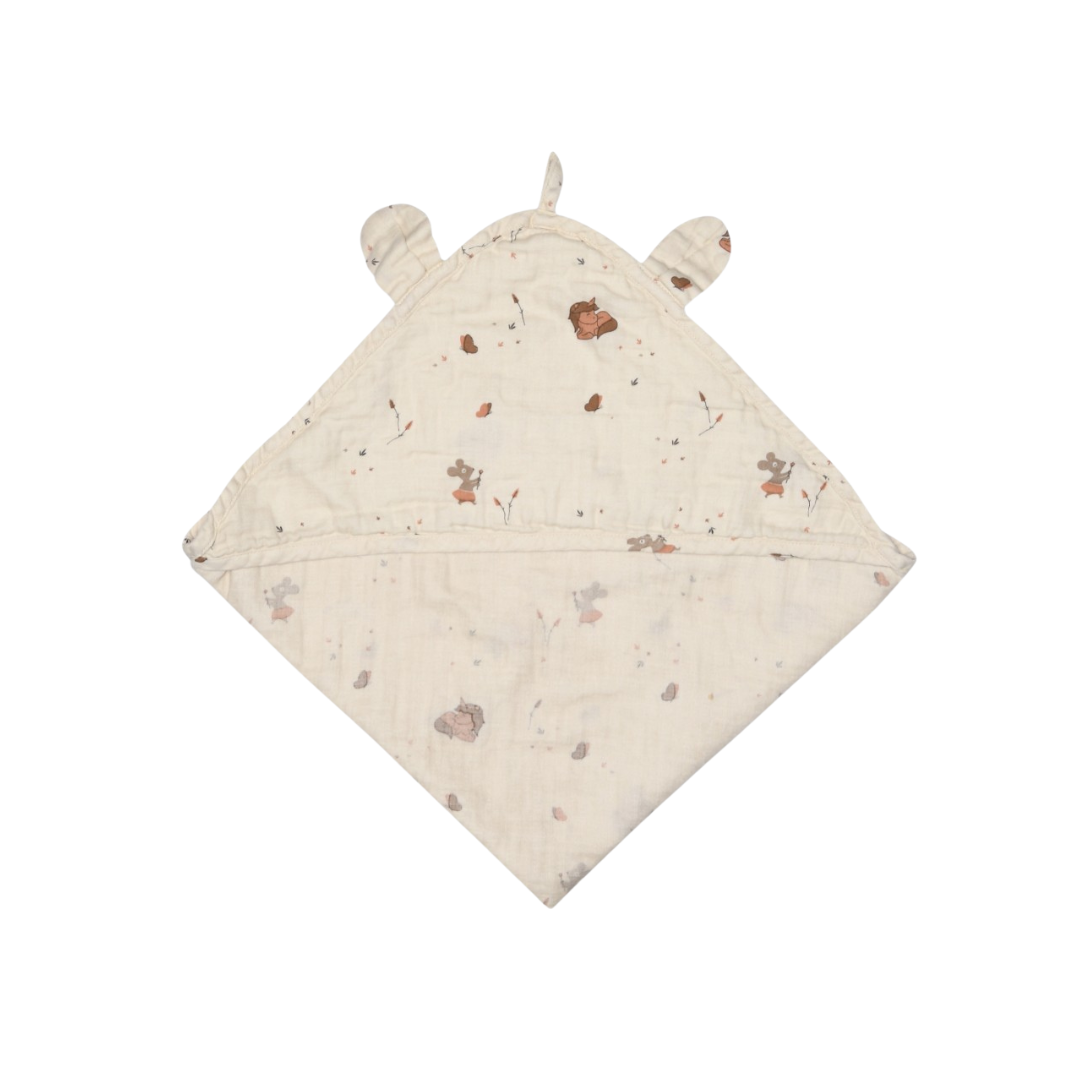 Toalla de Muselina Danila - Crema - Unicornio | Nuuroo