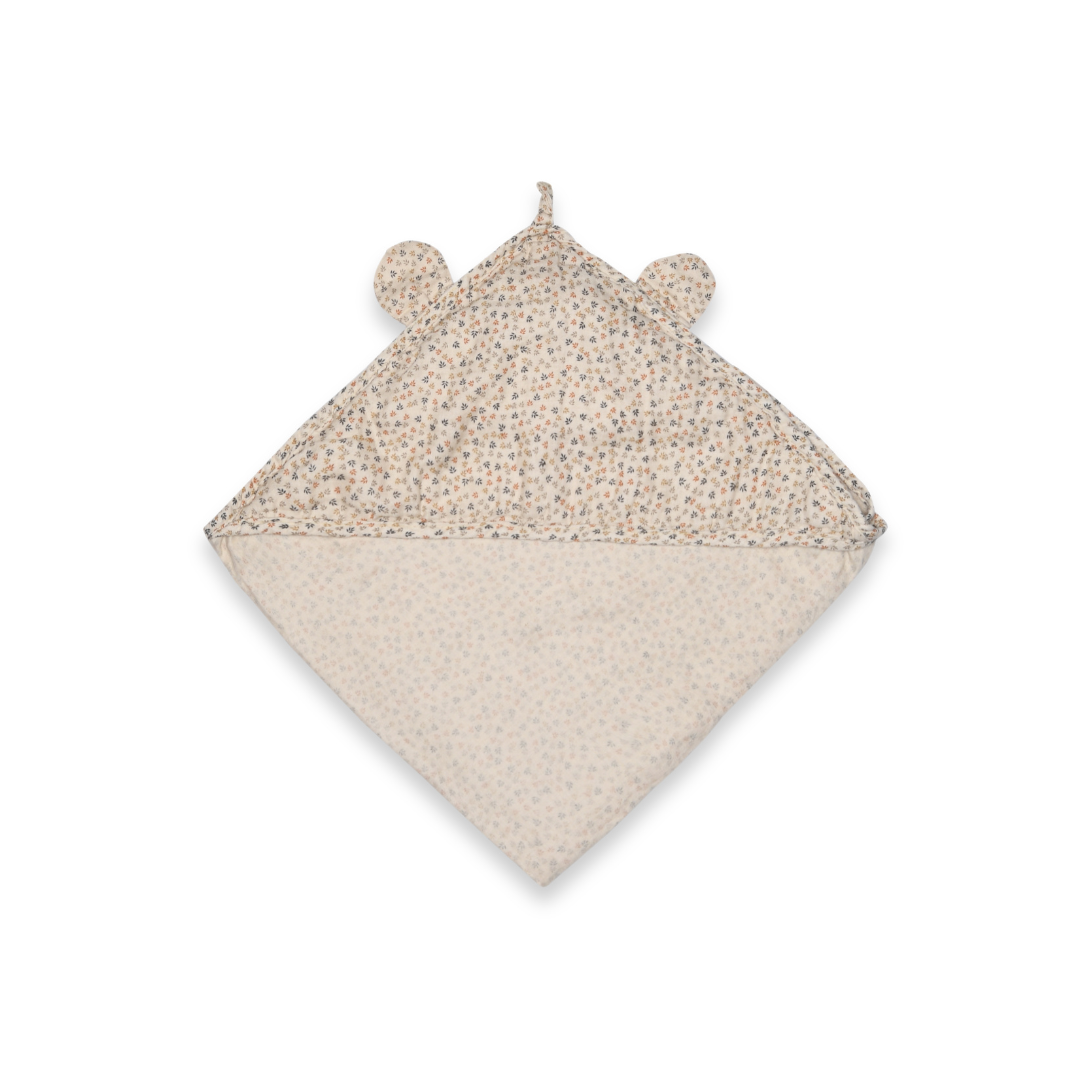 Toalla de Muselina Danila - Beige - Mix de Hojas | Nuuroo
