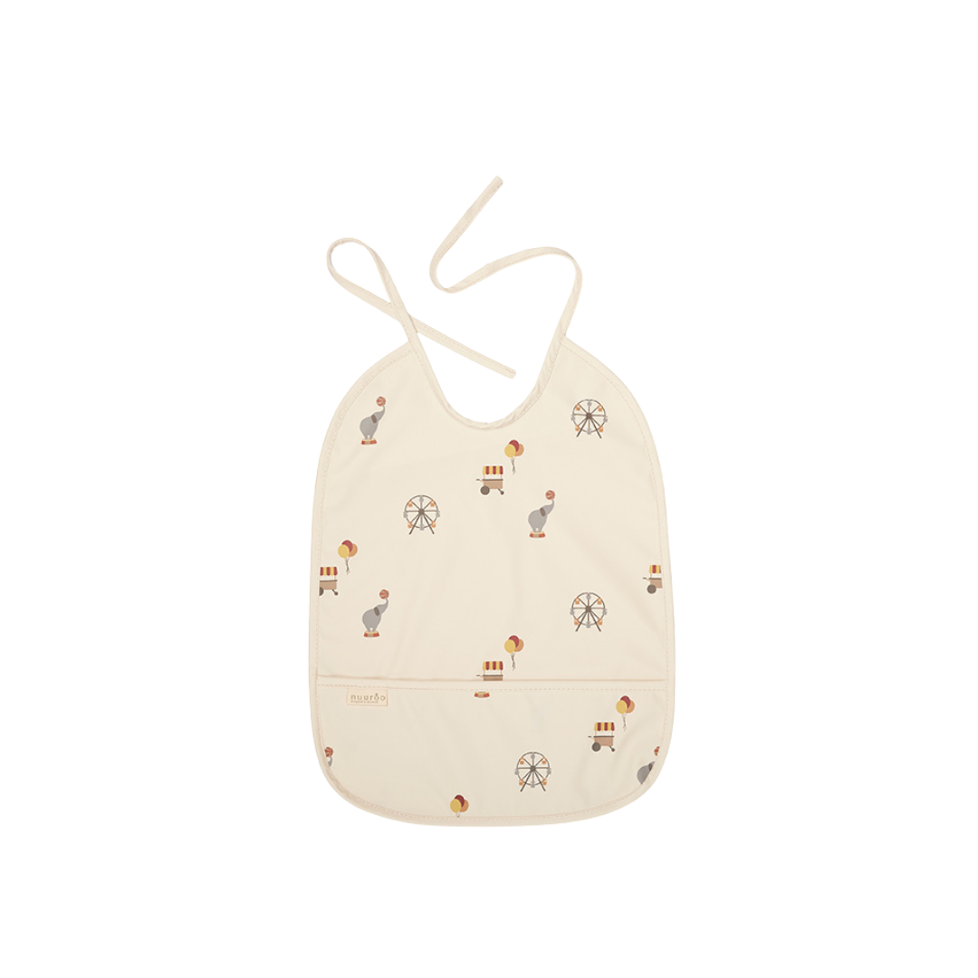 Babero Impermeable Ida - Crema - Circo | Nuuroo