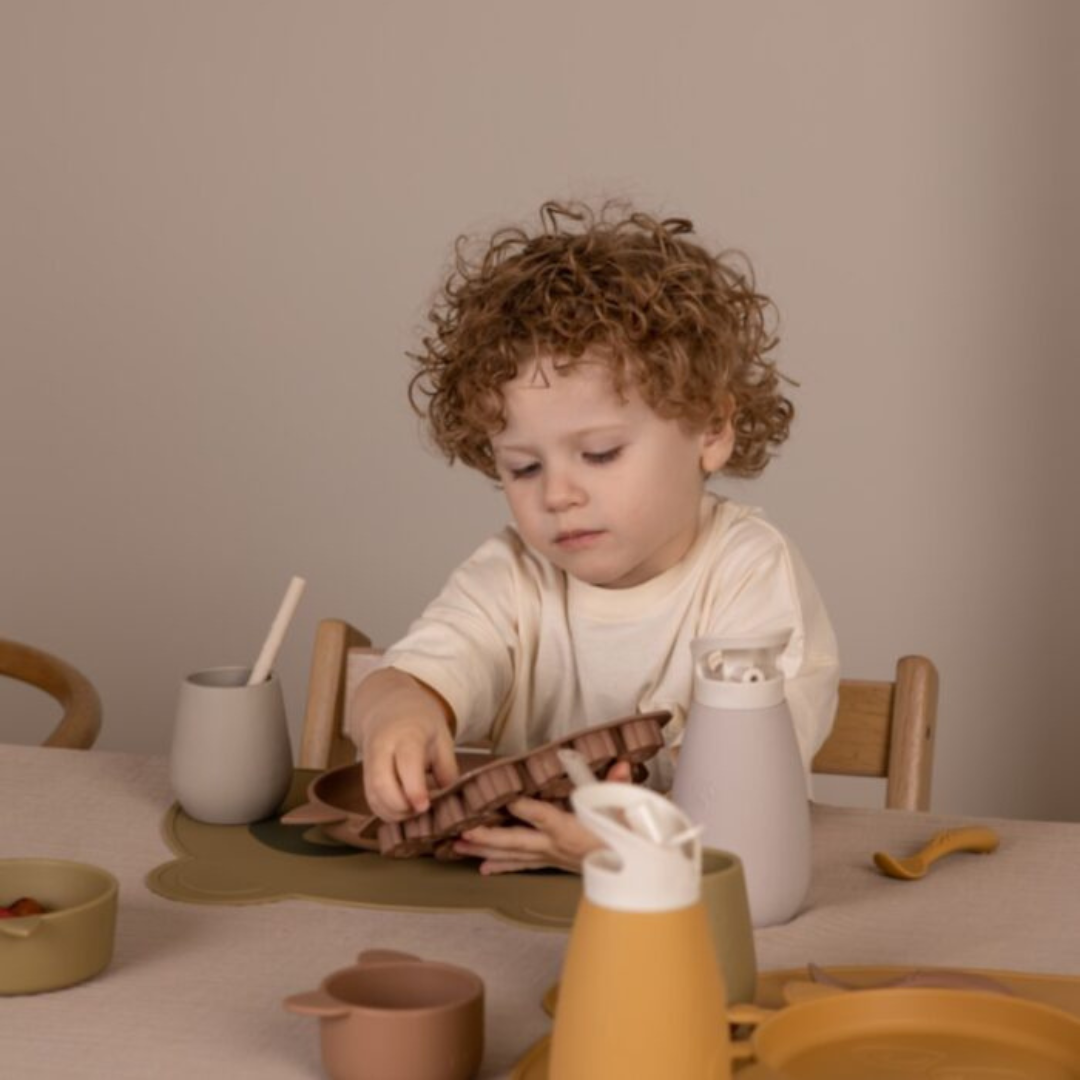 Botella de Silicona 350ml Pax - Amarillo Empolvado | Nuuroo